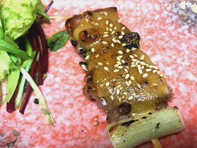 豚ねぎ 柚子胡椒風味 300円
