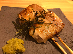 長芋豚肉巻き 300円