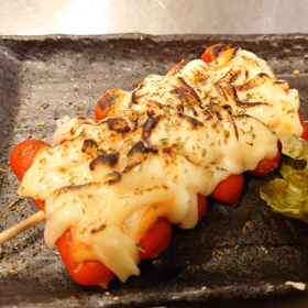 王道 赤ウインナーチーズ焼き串