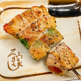 三種野菜の豚巻き